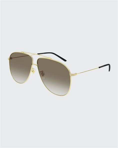 gucci gradient pilot sunglasses.